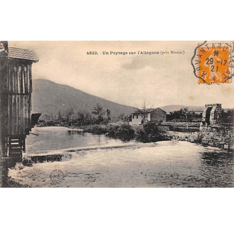 Un Paysage sur l'Allagnon (près Massiac) - très bon état