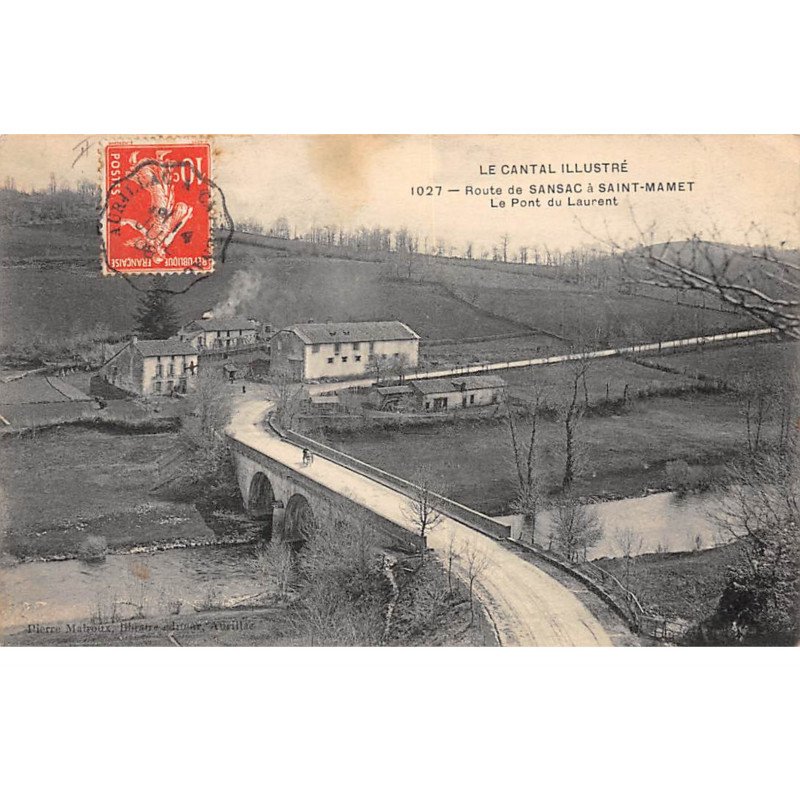 Route de SANSAC à SAINT MAMER - Le Pont du Laurent -très bon état