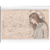 Jean de CALDAIN : lot de 8 cartes postales de 1898 (femmes) autographe de Raoul THOMEN - bon état général