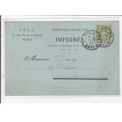 DETOUCHE Henry : carte de membre du club cartophile IPCC - très bon état