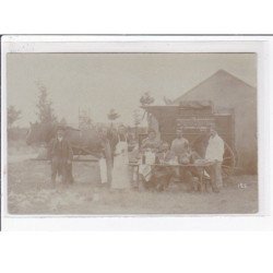 DOMONT (environs) : carte photo d'un attelage "équipages regimentaires" DECOUAN (militaire) - très bon état