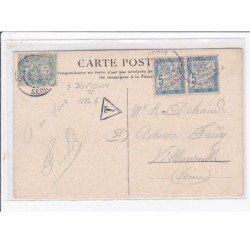 DOMONT (environs) : carte photo d'un attelage "équipages regimentaires" DECOUAN (militaire) - très bon état