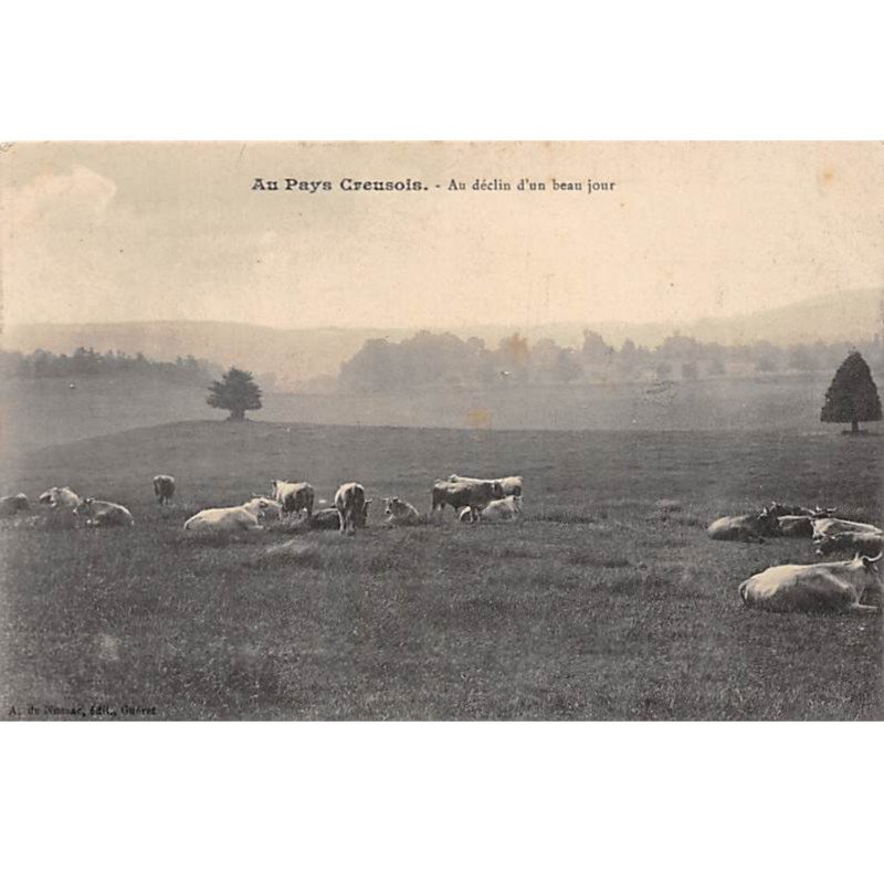 Au Pays Creusois - Au déclin d'un beau jour - très bon état