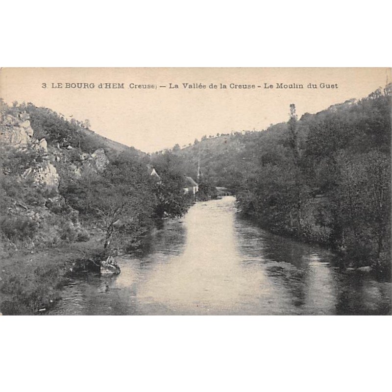 LE BOURG D'HEM - La Vallée de la Creuse - Le Moulin du Guet - très bon état
