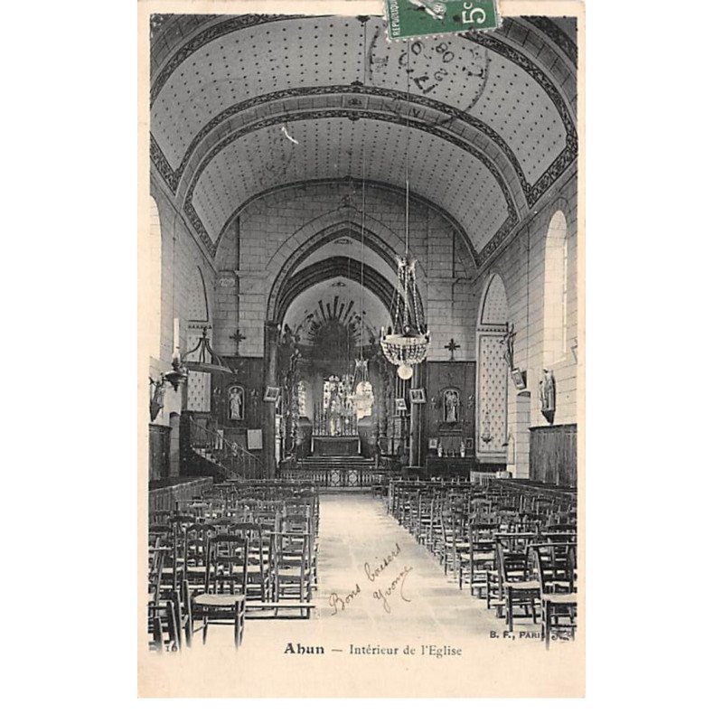 AHUN - Intérieur de l'Eglise - très bon état