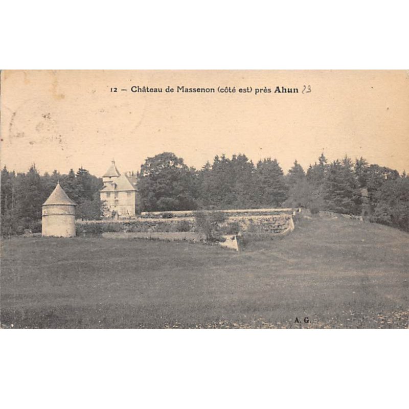 Château de Massenon près Ahun - très bon état