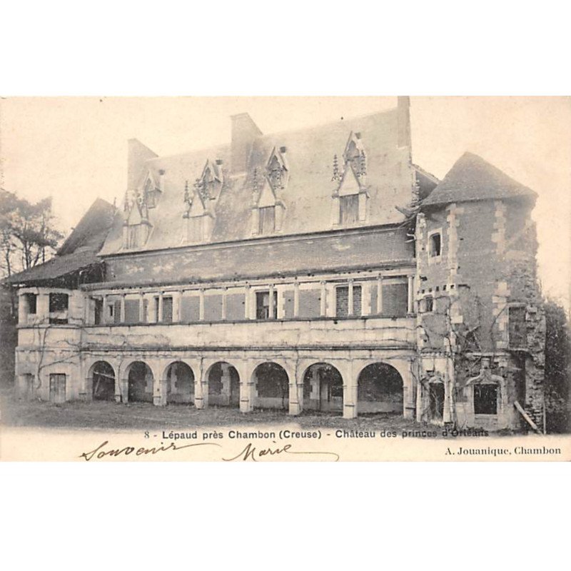LEPAUD près Chambon - Château des Princes d'Orléans - très bon état