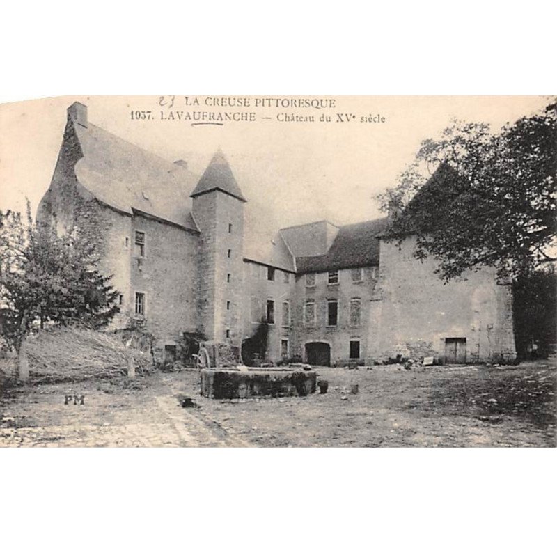 LAVAUFRANCHE près Boussac - Château - très bon état