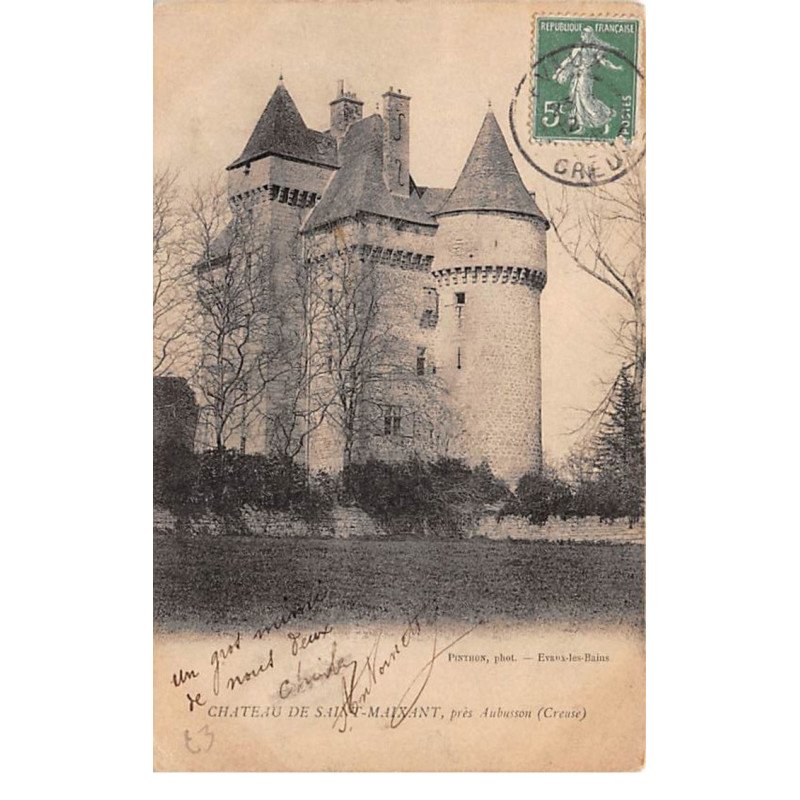 Château de SAINT MAIXANT près Aubusson - très bon état