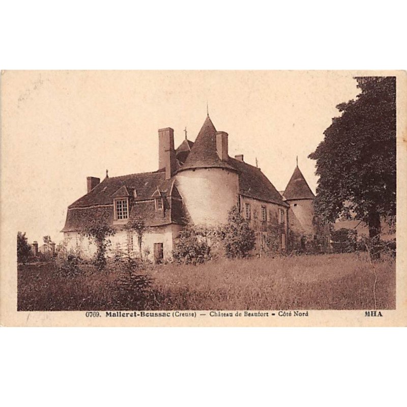 MALLERET BOUSSAC - Château de Beaufort - très bon état