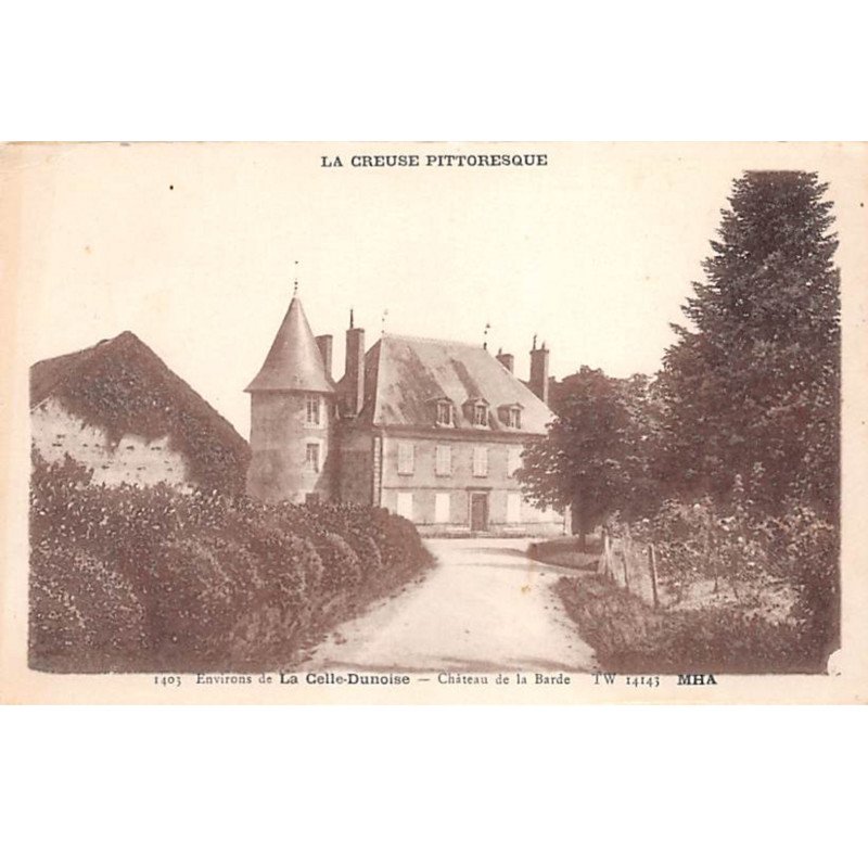 Environs de La Celle Dunoise - Château de la Barde - très bon état