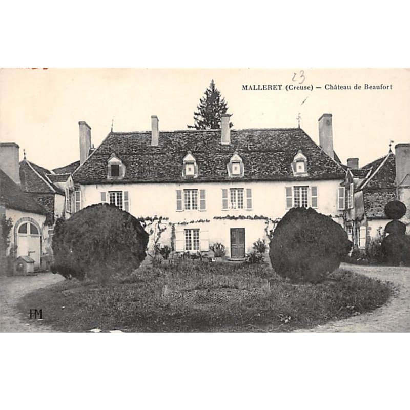 MALLERET - Château de Beaufort - très bon état