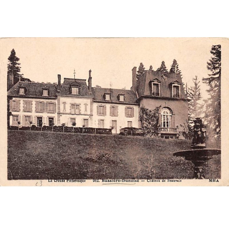 BUSSIERE DUNOISE - Château de Beauvais - très bon état