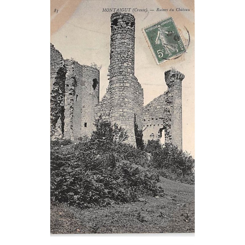 MONTAIGUT - Ruines du Château - très bon état