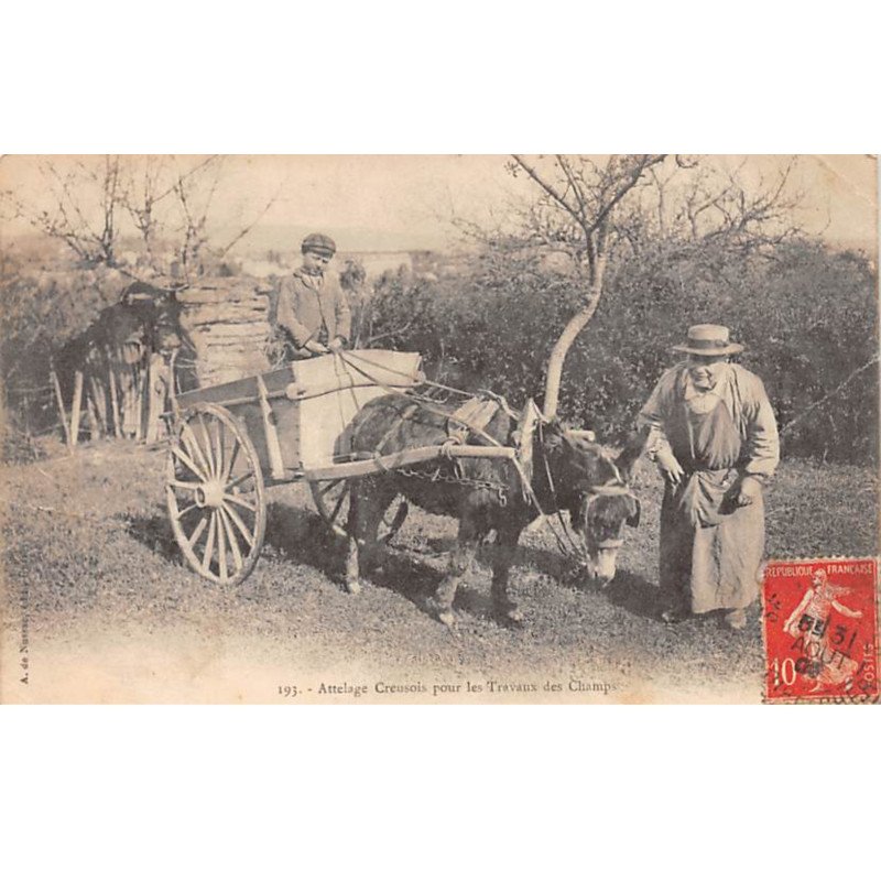 Attelage Creusois pour les Travaux des Champs - très bon état