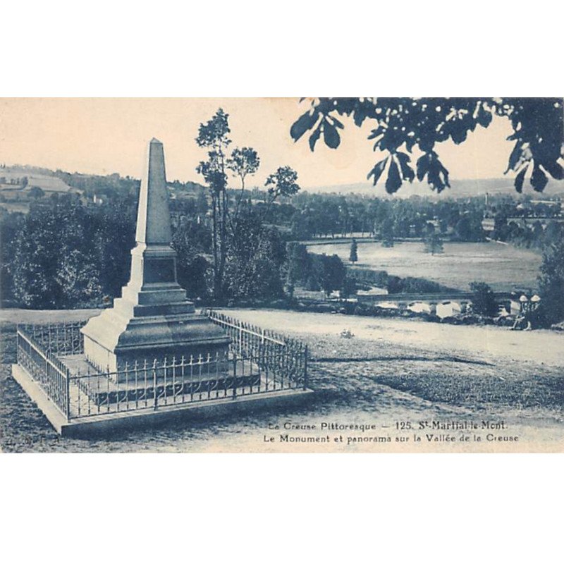 SAINT MARTIAL LE MONT - Le Monument et Panorama - très bon état