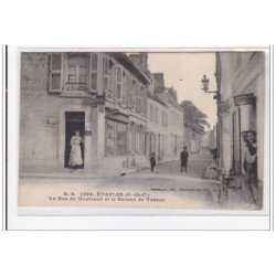 ETAPLES : la rue de montreuil et le bureau de tabacs - tres bon etat