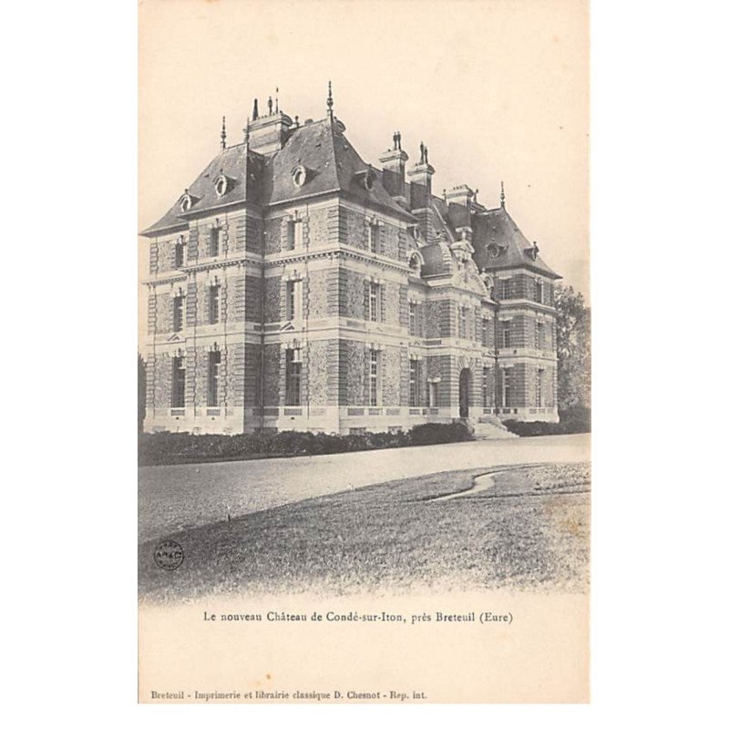 Le nouveau Château de CONDE SUR ITON près Breteuil - très bon état