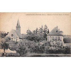 CONNEVILLE LES CLOCHES - L'Eglise et l'ancienne Maison des Moines - très bon état