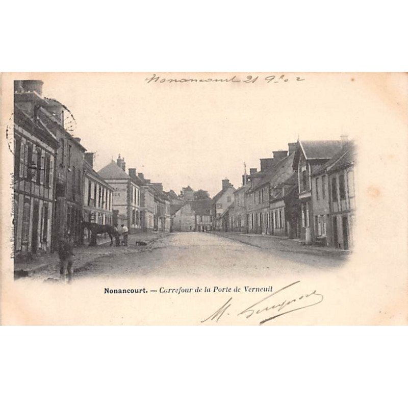 NONANCOURT - Carrefour de la Porte de Verneuil - très bon état