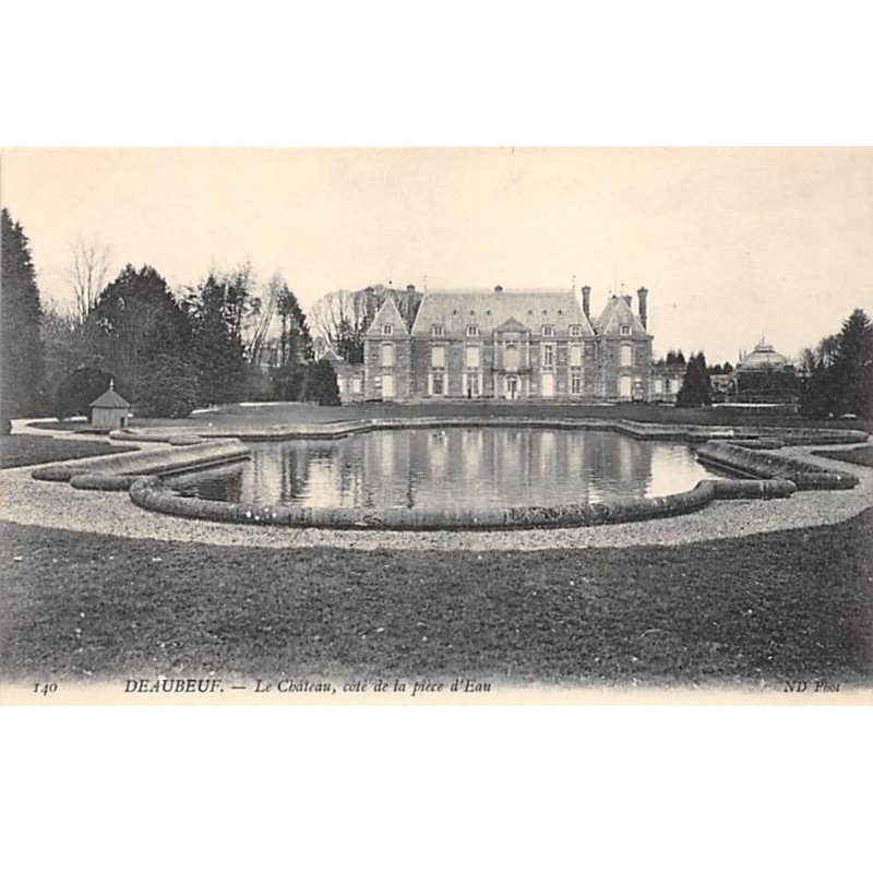 DEAUBEUF - Le Château, côté de la pièce d'Eau - très bon état