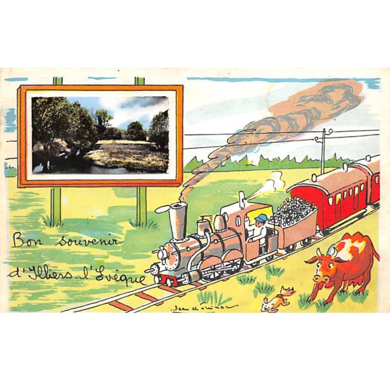 Bon Souvenir d' ILLIERS L'EVEQUE - très bon état