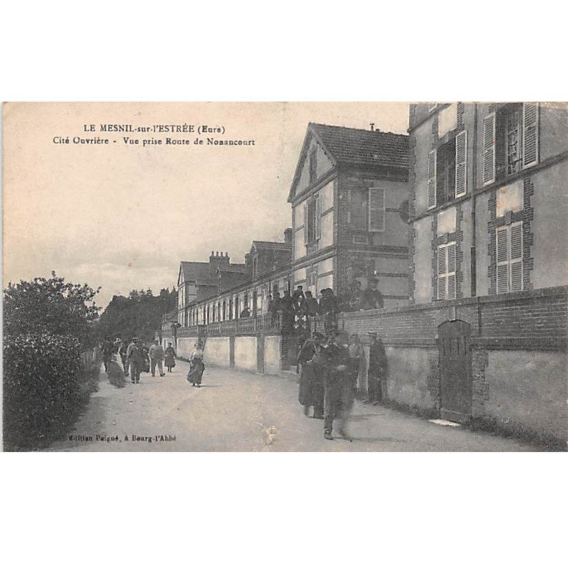 LE MESNIL SUR L'ESTREE - Cité Ouvrière - Vue prise Route de Nonancourt - très bon état