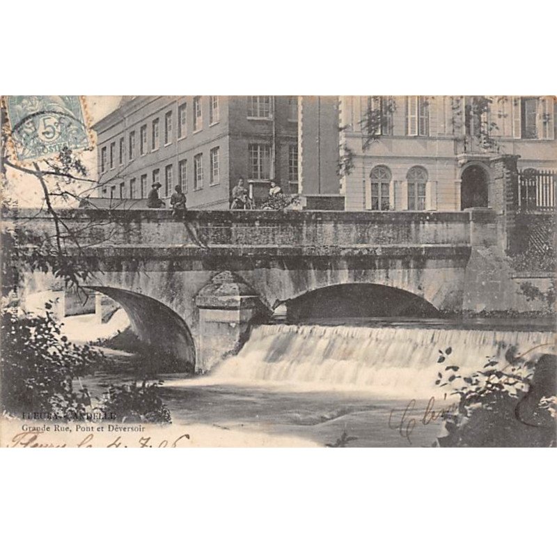FLEURY SUR ANDELLE  - Grande Rue, Pont et Déversoir - très bon état