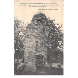 Ruines de l'Abbaye de GRESTAIN - Pilier de l'Eglise - très bon état