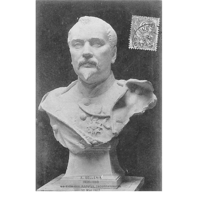 La Ville DES ANDELYS reconnaissante - 20 mai 1907 - A. Sellenik - très bon état