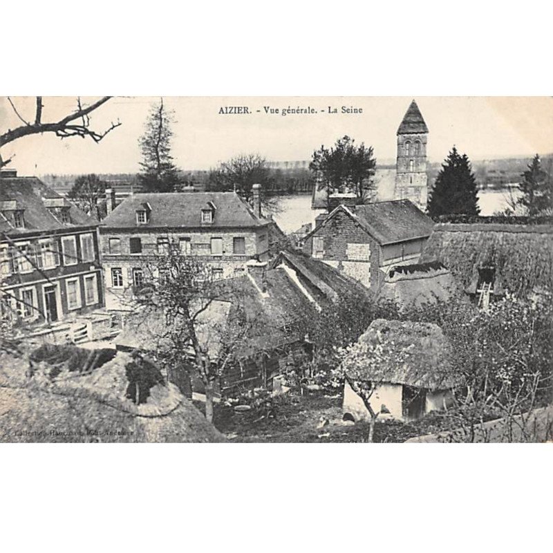 AIZIER - Vue générale - La Seine - très bon état