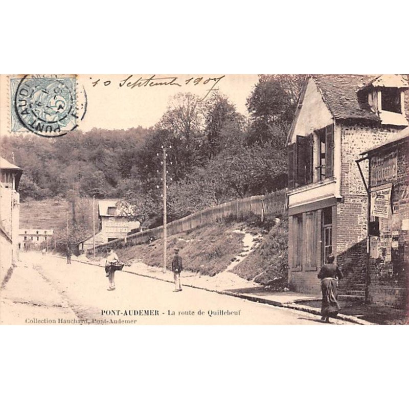 PONT AUDEMER - La route de Quilleboeuf - très bon état