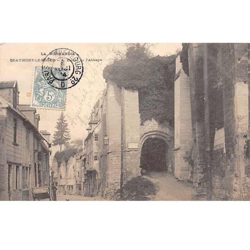 BEAUMONT LE ROGER - Entrée de l'Abbaye - très bon état