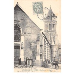 MONTFORT SUR RISLE - Le Portail de l'Eglise - très bon état