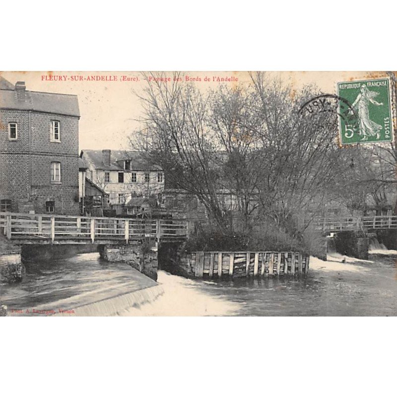 FLEURY SUR ANDELLE - Paysage des Bords de l'Andelle - très bon état