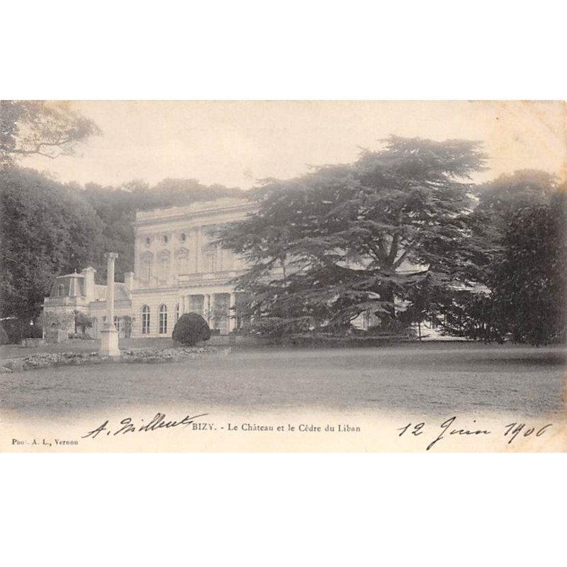 BIZY - Le Château et le Cèdre du Liban - très bon état