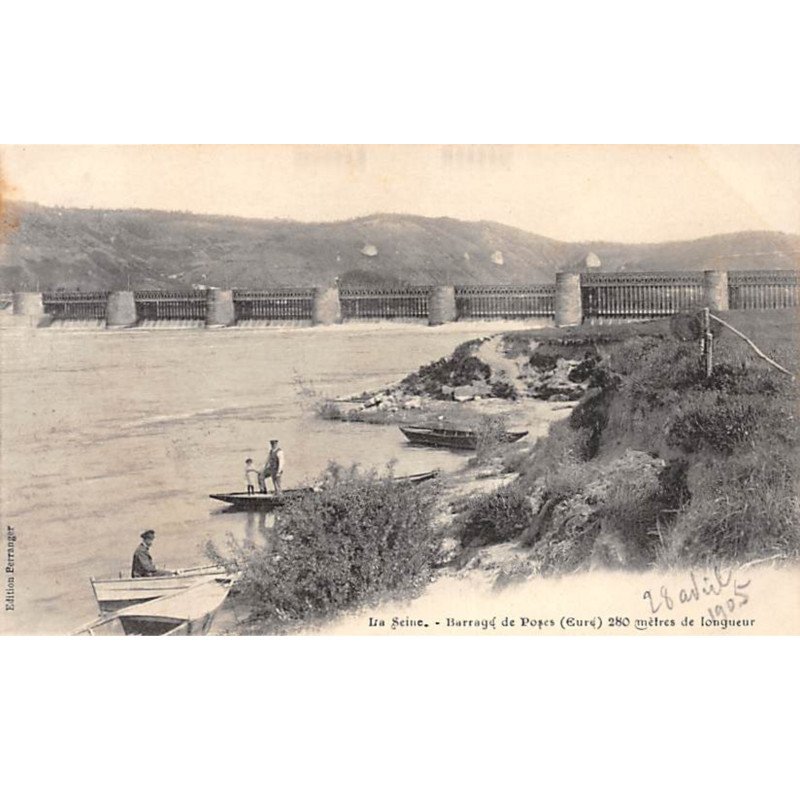 La Seine - Barrage de POSES - très bon état