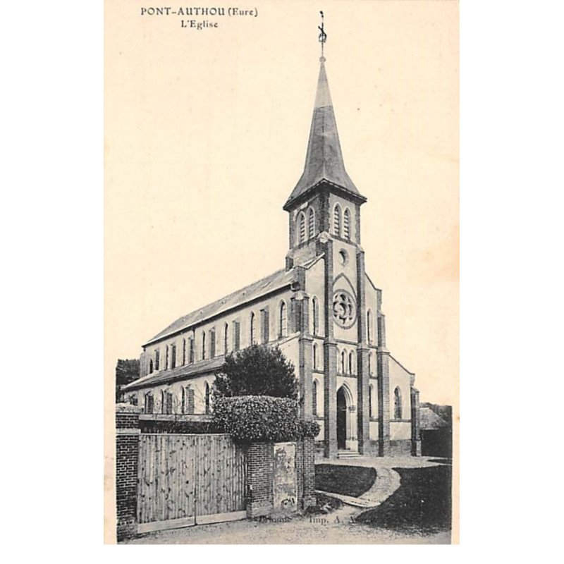 PONT AUTHOU - L'Eglise - très bon état