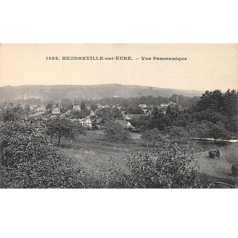 HEUDREVILLE SUR EURE - Vue panoramique - très bon état
