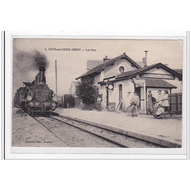 LUCY-sur-CURE-BESSY : la gare (GARE) - etat