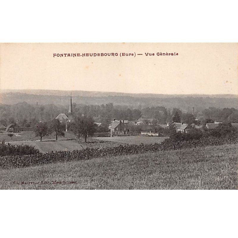 FONTAINE HEUDEBOURG - Vue générale - très bon état
