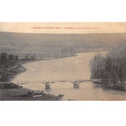 SAINT PIERRE DU VAUVRAY - Le Pont et la Seine vus de la Colline - très bon état