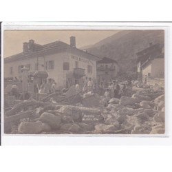 BOZEL : carte photo de la catastrophe en juillet 1904 - très bon état