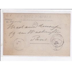 PALINGES : carte photo (cachet de départ) - très bon état