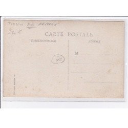 TOULON SUR ARROUX  : carte photo de la sellerie - bourrellerie MARTIN - très bon état