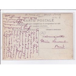 LE TOUQUET PARIS PLAGE : carte photo du bateau de sauvetage (cerf volant) - très bon état