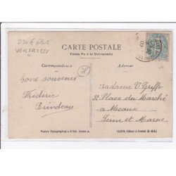 VERSAILLES : carte photo du salon de coiffure VINCENT (LEON successeur) - état