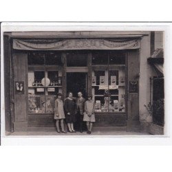 RAMBOUILLET : carte photo du salon de coiffure DALMAGNE (coiffeur) (photo Queste à Versailles) - très bon état