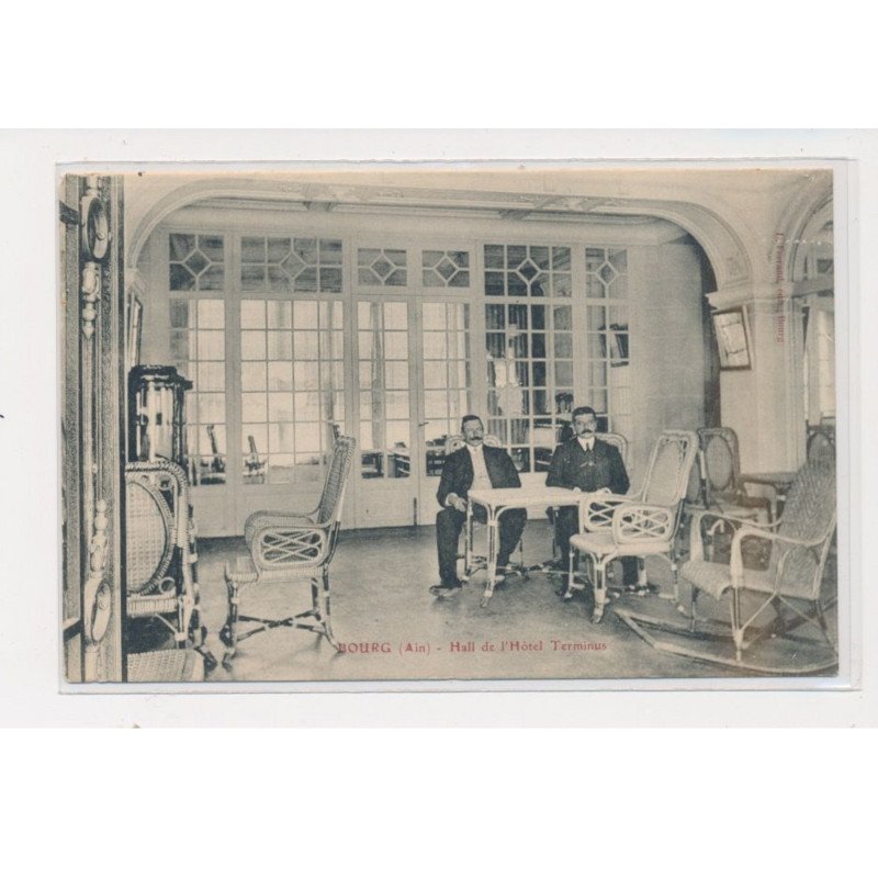 BOURG EN BRESSE - Hall de l'hôtel terminus - très bon état