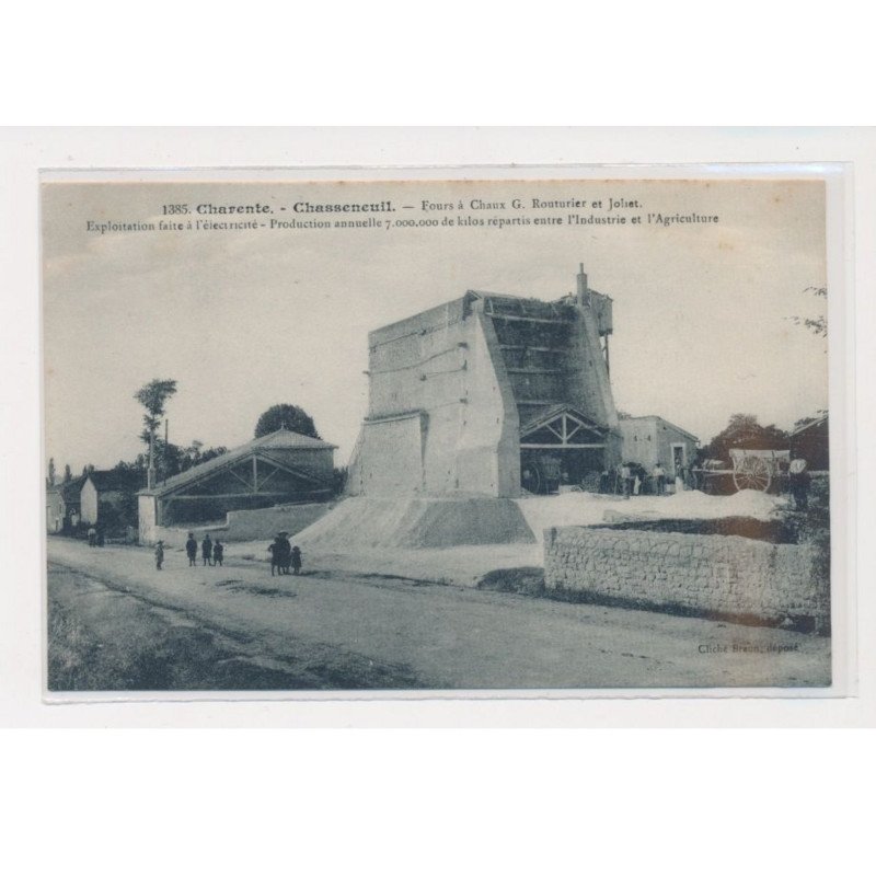 CHASSENEUIL - Fours à chaux - très bon état